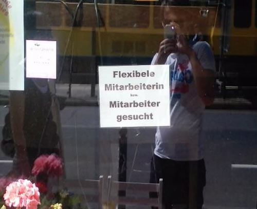 Flexibele Mitarbeiterin gesucht