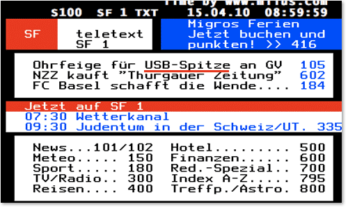 USB Spitze